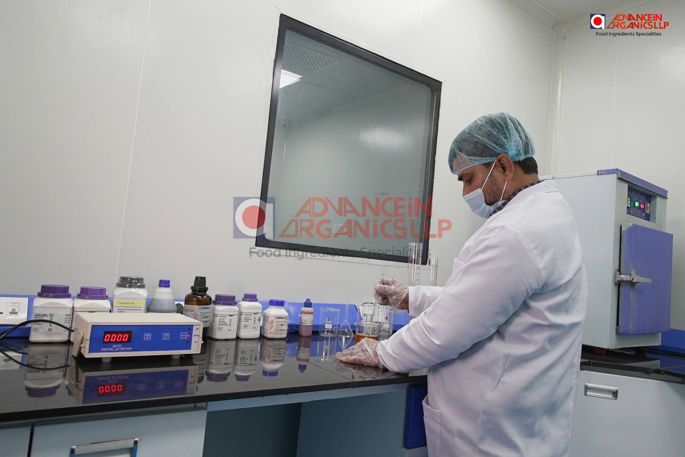 Advancein Organics quality control laboratory